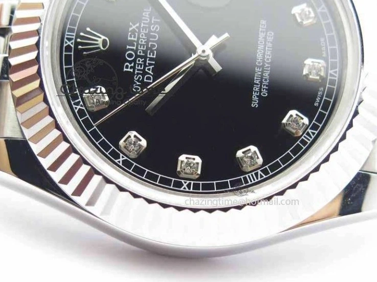 0501 DateJust II 41mm BP Maker Best Edition Black Diamonds Dial On New Version Jubilee Bracelet A Popular 3618